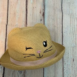 Carter’s Toddler cat straw hat